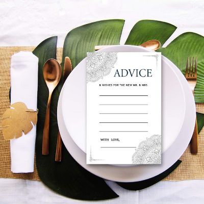 Gray Ornate Advice 4x6IN 56PC Image 2