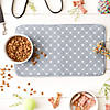 Gray Printed Trellis Paw Pet Mat Small Image 3