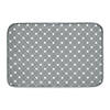 Gray Printed Trellis Paw Pet Mat Image 1