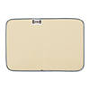 Gray Printed Trellis Paw Pet Mat Image 1