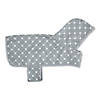 Gray Printed Trellis Paw Small Pet Robe Image 1