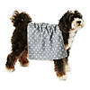 Gray Printed Trellis Paw Small Pet Towel (Set Of 3) Image 1