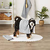 Gray Printed Trellis Paw Small Pet Towel (Set Of 3) Image 3