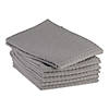 Gray Recycled Cotton Waffle Dishtowel (Set Of 6) Image 4