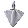 Gray Solid Chambray Napkin (Set Of 6) Image 3