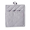 Gray Solid Chambray Potholder (Set Of 2) Image 2