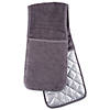Gray Terry Double Oven Mitt Image 1