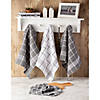 Gray Waffle Weave Dishtowel (Set Of 6) Image 2