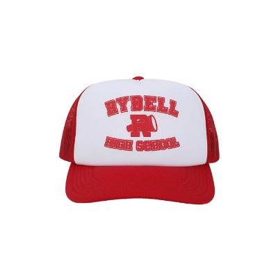 Grease Rydell High School White &amp; Red Trucker Hat Image 1