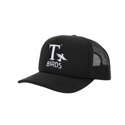Grease T-Birds Logo Black Trucker Hat Image 1