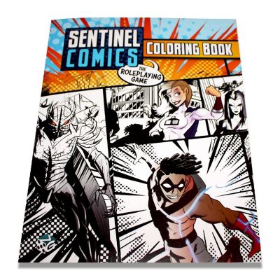 Greater Than Games Sentinel Comics: The Rpg Coloring Book Image 1
