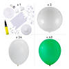 Green & White Balloon Column Kit - 131 Pc. Image 1