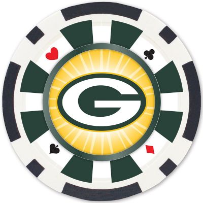 Green Bay Packers 100 Piece Poker Chips Image 2