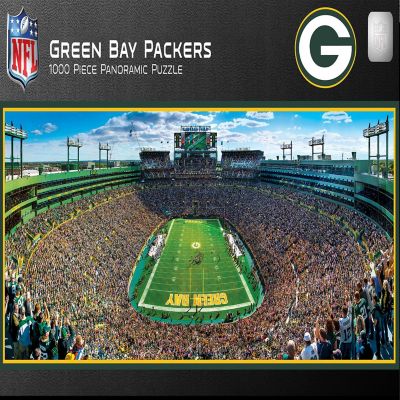 Green Bay Packers - 1000 Piece Panoramic Jigsaw Puzzle - End View Image 1