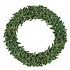 Green Deluxe Windsor Pine Artificial Christmas Wreath - 72-Inch  Clear Lights Image 1