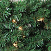 Green Deluxe Windsor Pine Artificial Christmas Wreath - 72-Inch  Clear Lights Image 2