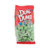 Green Dum Dums<sup>&#174; </sup>Solid Color Lollipops - 75 Pc. Image 1