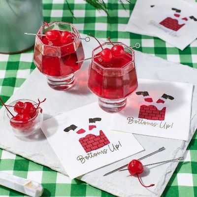 Green Gingham Paper Tablecloth Image 1