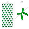 Green Graduation Cellophane Bags with Bow for 48 Image 1