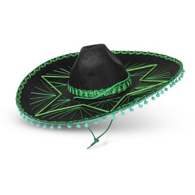 Green Mexican Sombrero Hat - Kids Image 1