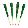 Green Rock Candy Lollipops - 12 Pc. Image 1