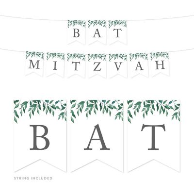 Greenery Bat Mitzvah - 4 x 5.5 Inch Image 1