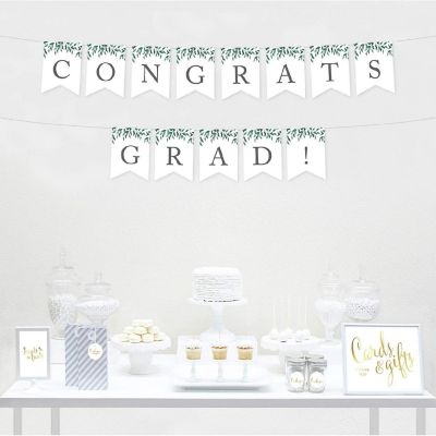 Greenery Congrats Grad - 4 x 5.5 Inch Image 1