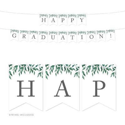 Greenery Happy Graduation - 4 x 5.5 Inch Image 1