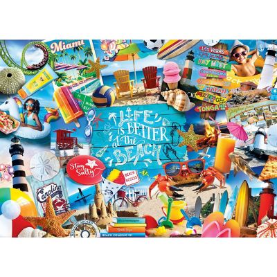 Greetings From the Beach - 500 Piece Jigsaw Puzzle Image 2