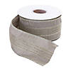 Grey 2.5" X 10 Yds. Ribbon Wired Polyester Image 1