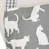 Grey Cat Print Chef Apron Image 2