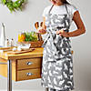 Grey Cat Print Chef Apron Image 3