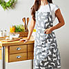 Grey Cat Print Chef Apron Image 4