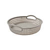 Grey Round Woven Storage Baskets with Handles - 6 Pc. Image 1