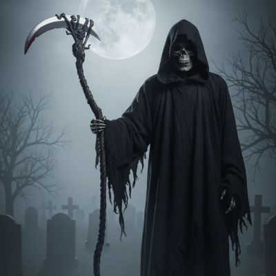 Grim Reaper Scythe Costume Accessory Image 1
