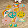 Groovy Party Floor Clings - 13 Pc. Image 1