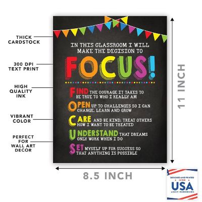 Groups Focus Classroom Poster 8.5x11in Image 1