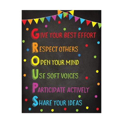 Groups Share Ideas Do Your Best 8.5x11in Image 1