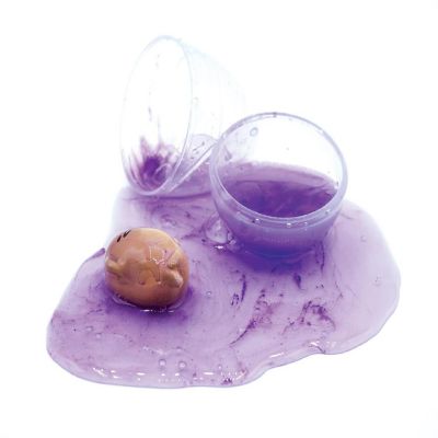 Gudetama The Lazy Egg Metallic Slime & Mini Figure  Purple Image 1