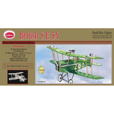 Guillow'S British Se 5-A Laser Cut Model Kit, Small Image 1