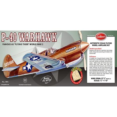Guillow'S P-40 Warhawk Laser Cut Model Kit Image 2