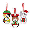 Guinea Pig Christmas Ornament Craft Kit - Makes 12 Image 1
