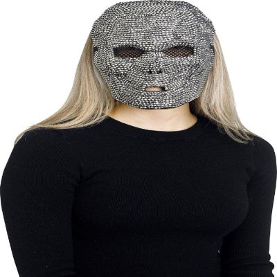 Gunpowder Bling Skull Adult Costume Mask Image 1