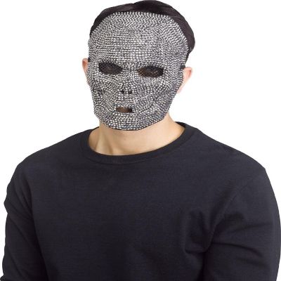 Gunpowder Bling Skull Adult Costume Mask Image 2
