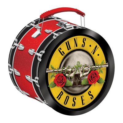 Guns N Roses Drum Shaped Tin Fun Box Image 1