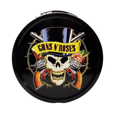 Guns N Roses Drum Shaped Tin Fun Box Image 1