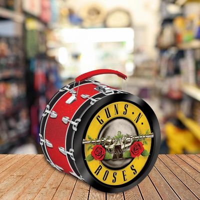 Guns N Roses Drum Shaped Tin Fun Box Image 3