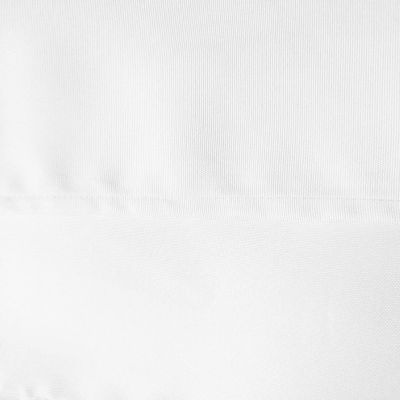 GW Linens White 6' ft. Fitted Polyester Tablecloth Table Cover Image 2