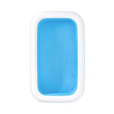 H2OGO! Blue Rectangular Family Pool &amp;#8211; 10' Inflatable Outdoor Splash Pool Image 3