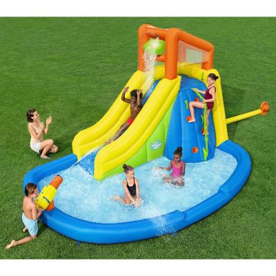 H2OGO! Mount Splashblast Mega Water Park &amp;#8211;Inflatable Pool, Slide &amp; Climbing Wall Image 2